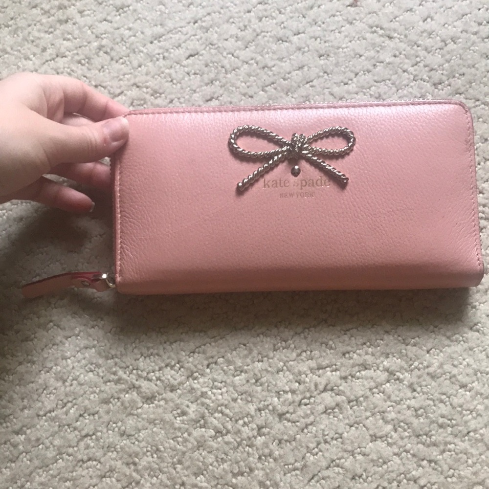 Light pink Kate spade wallet